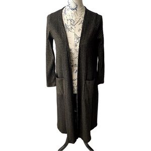 NWT LuLaRoe Sarah Open Cardigan Sweater Black and Gold Women’s Size S